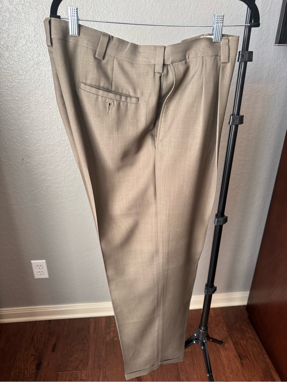 Haggar Khaki and Brown Men's Dress Pants